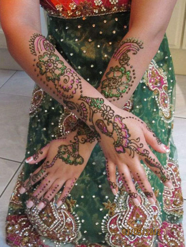 Bridal Mehendi Contact Us