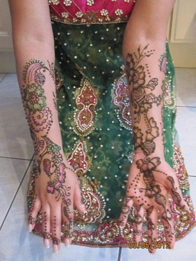 Bridal Mehendi Contact Us