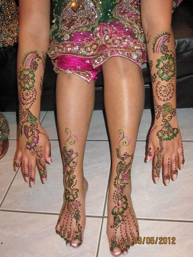 Bridal Mehendi Contact Us